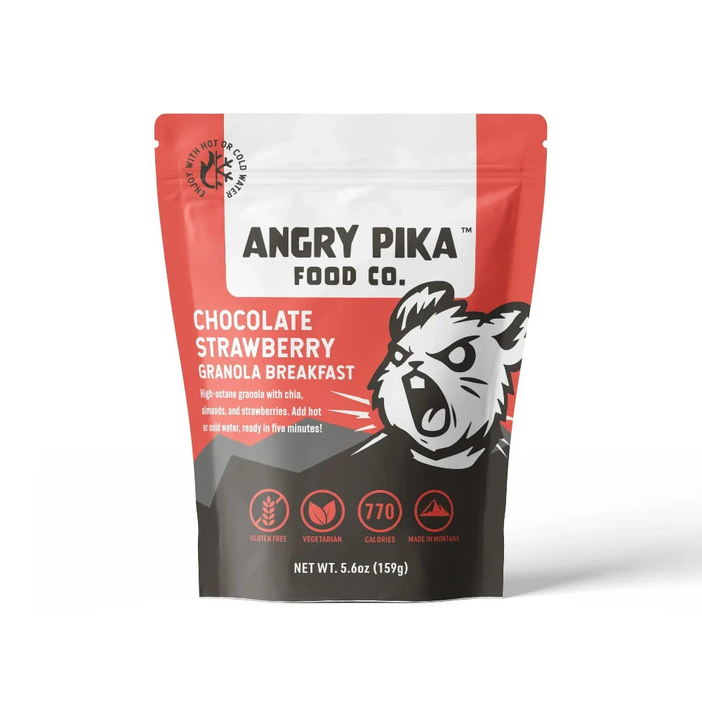 Granola chocolat et fraises de Angry Pika Food