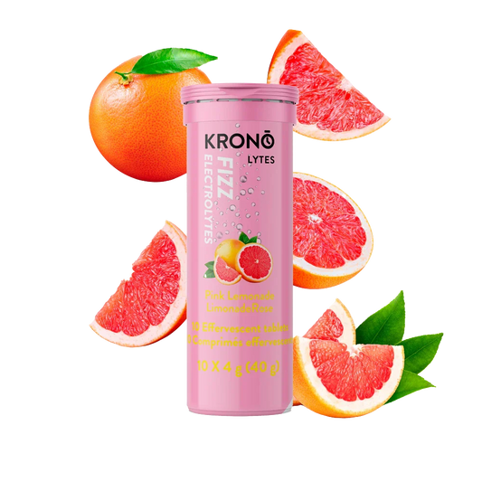 Comprimés effervescents limonade rose de Krono Nutrition