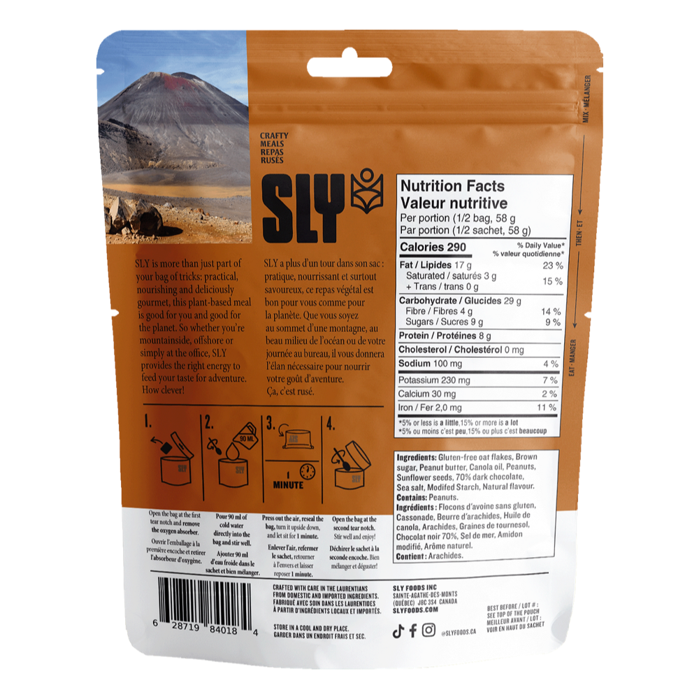 Granola choco & arachides de Sly Foods