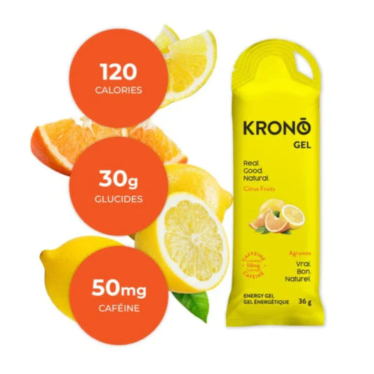 Gel agrumes de Krono Nutrition