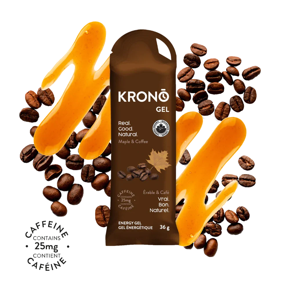 Gel érable et café de Krono Nutrition - Pagaie Québec