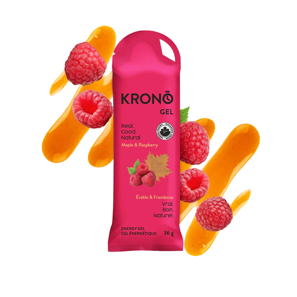 Gel érable et framboise de Krono Nutrition