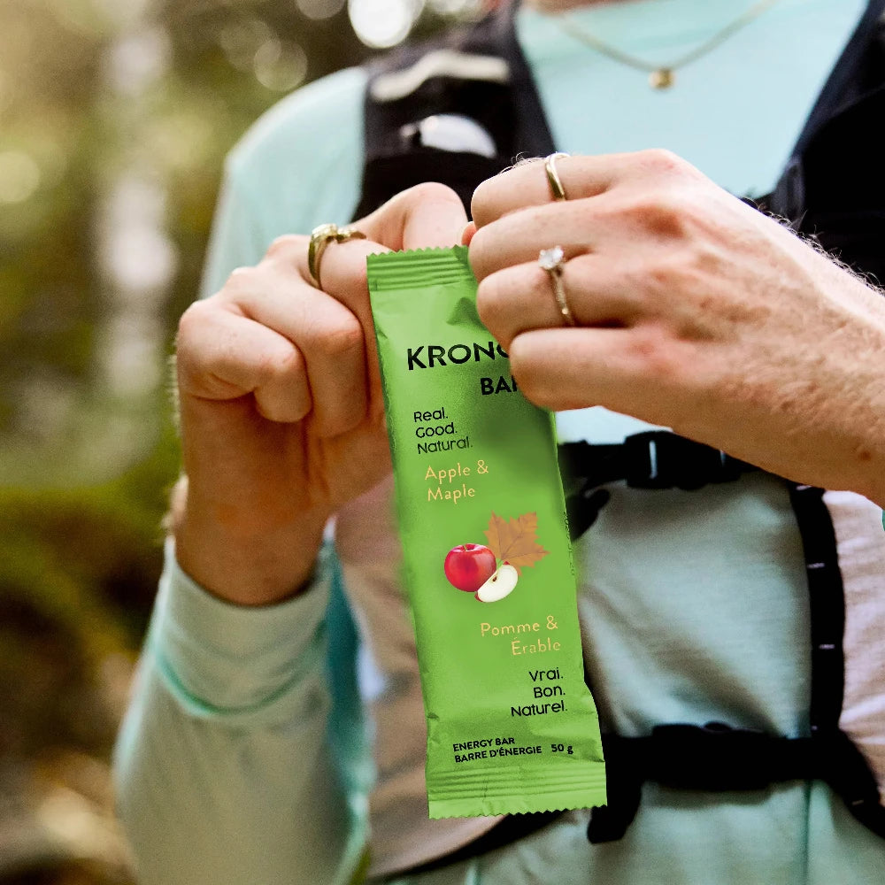 Barre énergétique érable et pomme de Krono Nutrition