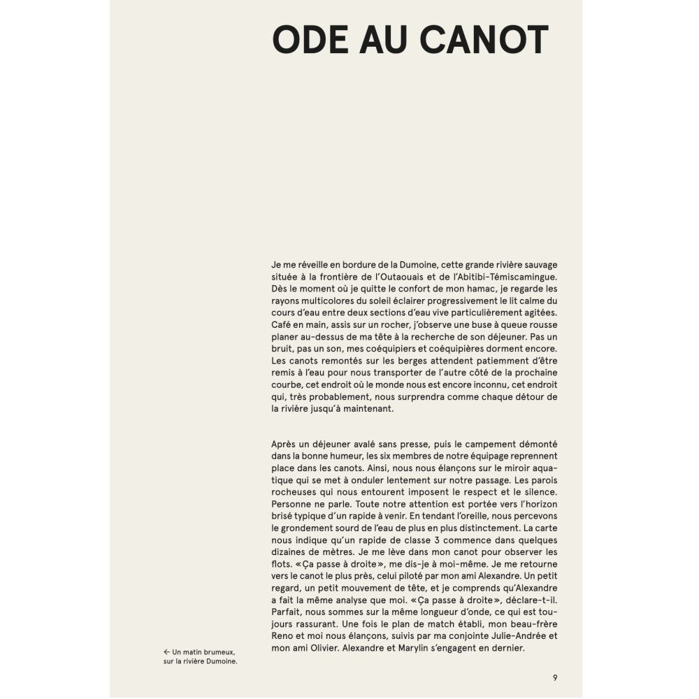 Livre Pagayer: Aventures en canot de Guillaume Rivest