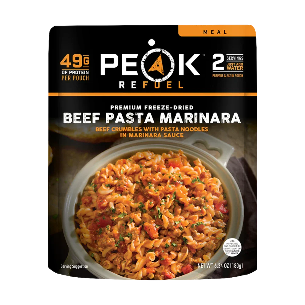 Pâtes marinara au boeuf de Peak Refuel