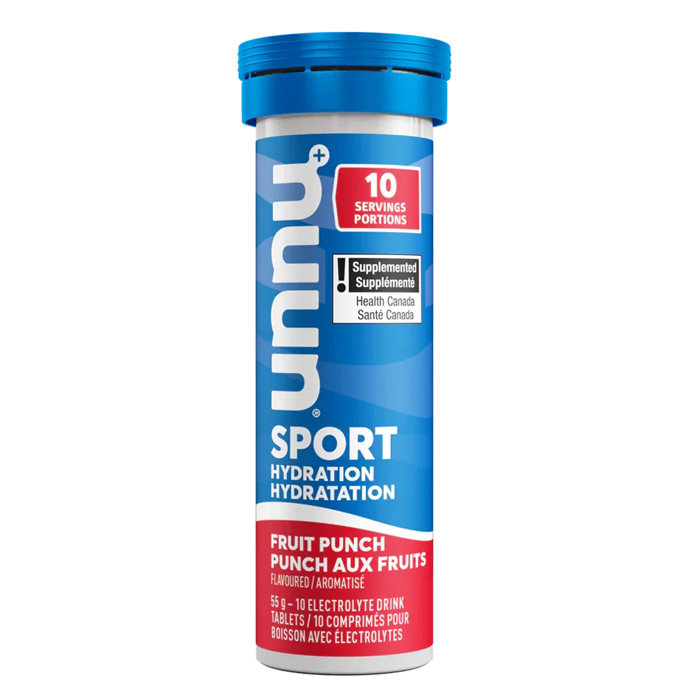 Comprimés effervescents Punch aux fruits de Nuun Sport