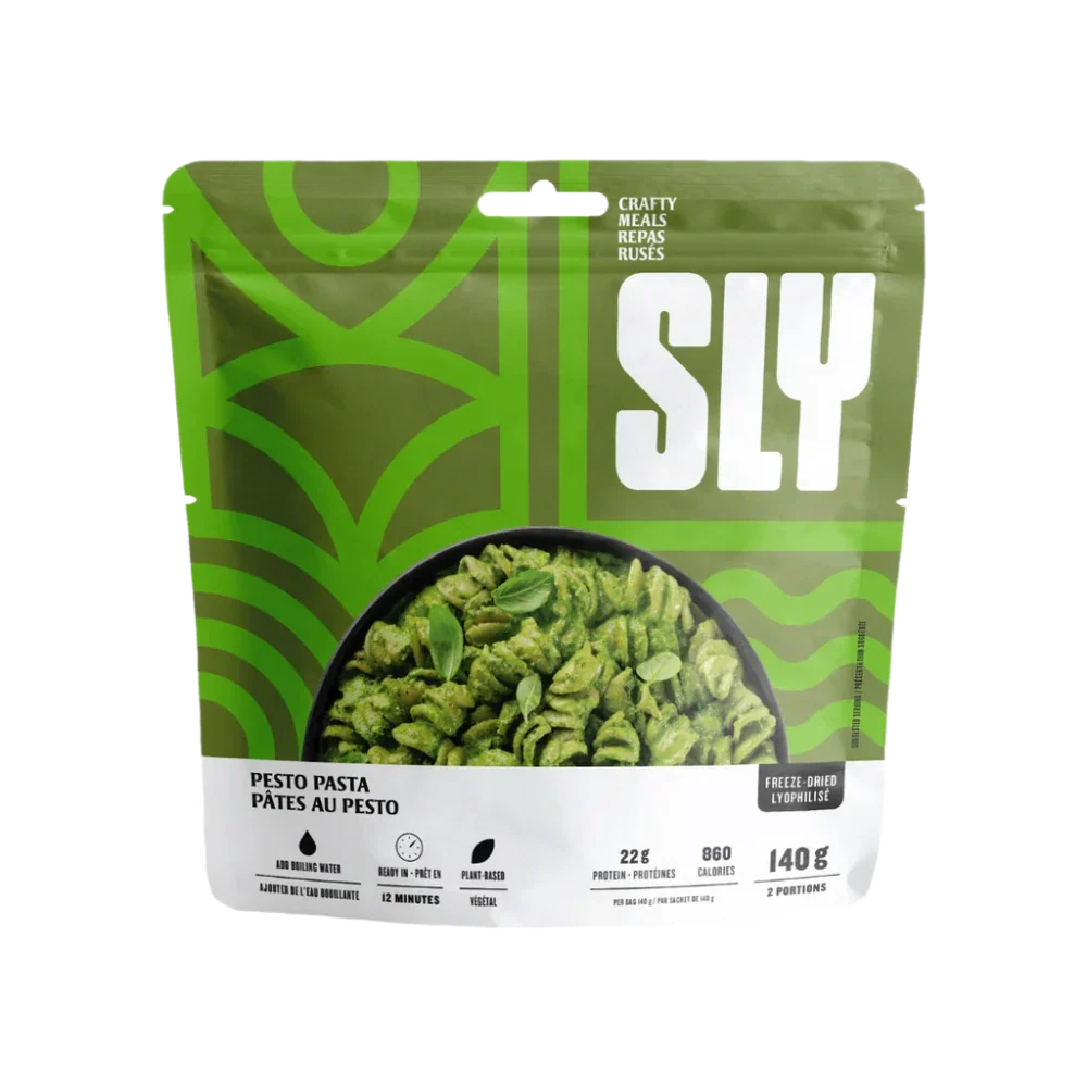 Pâtes au pesto de Sly Foods