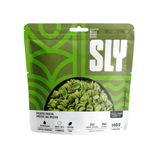 Pâtes au pesto de Sly Foods
