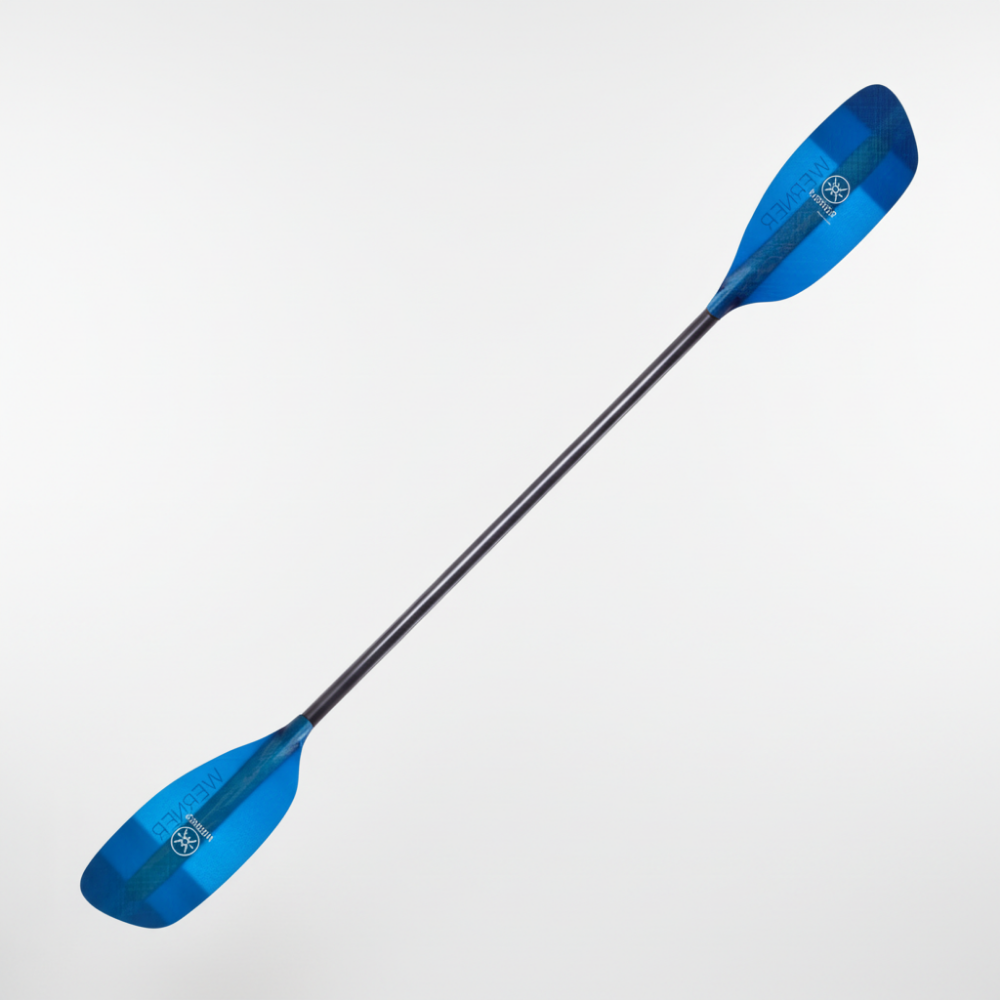 Pagaie Powerhouse 1pc manche droit LR Bleu de Werner - Pagaie Québec
