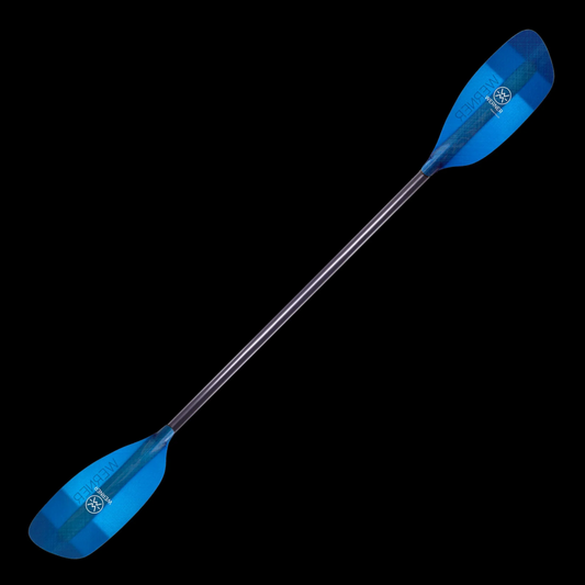 Pagaie Powerhouse 1pc manche ergonomique LR Bleu de Werner