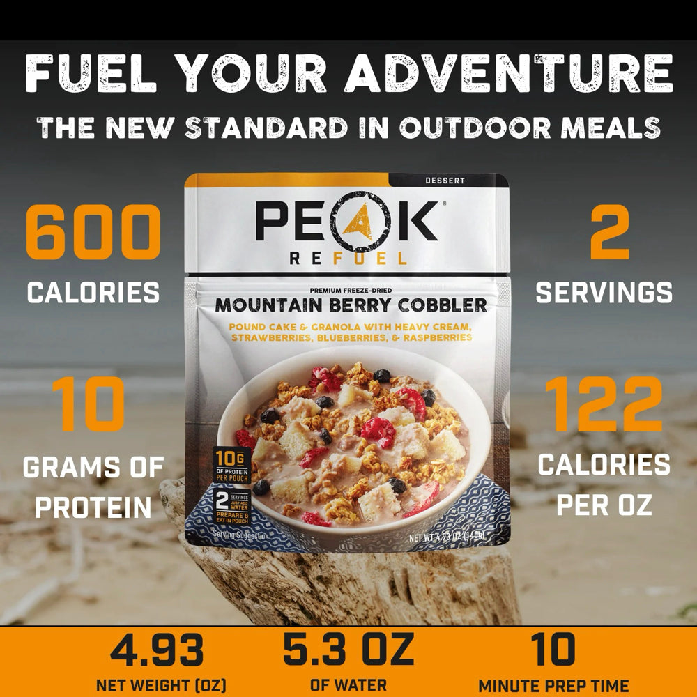 Gâteau aux baies des montagnes de Peak Refuel