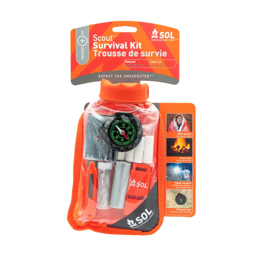 Kit de survie compact Scout de SOL
