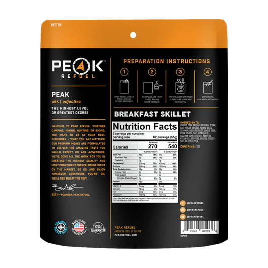 Poêlée pour le petit-déjeuner de Peak Refuel