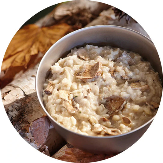 Risotto aux champignons et fromage de Happy Yak