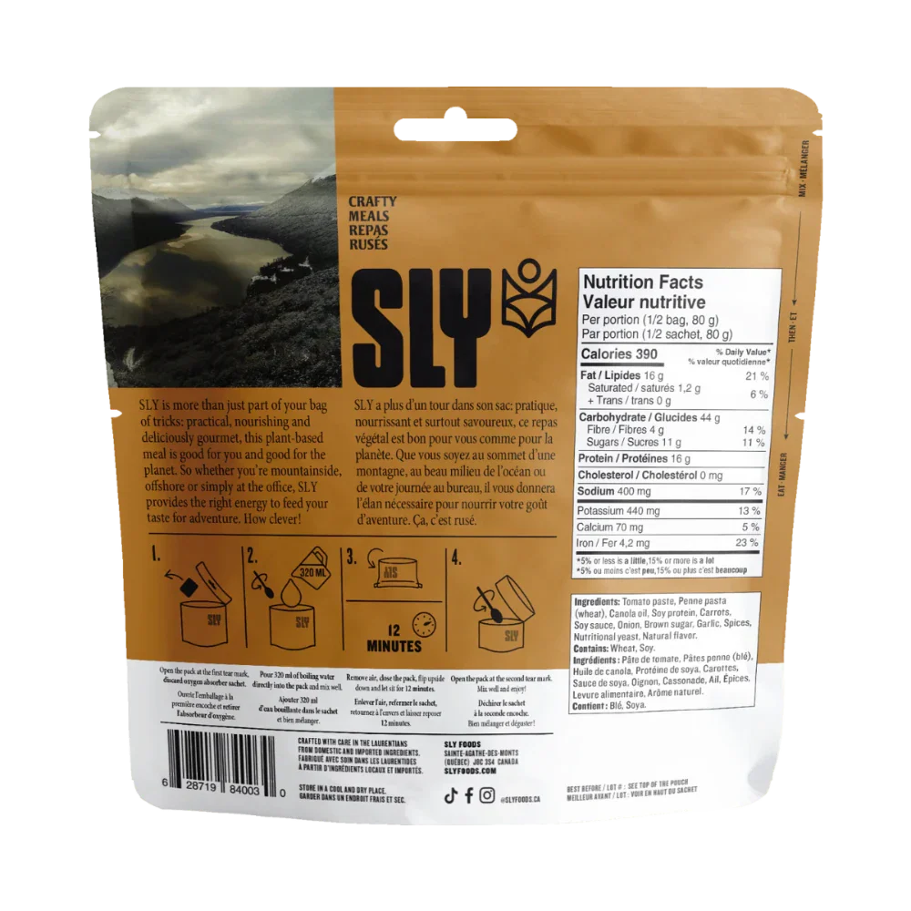 Pâtes à la bolognaise de Sly Foods
