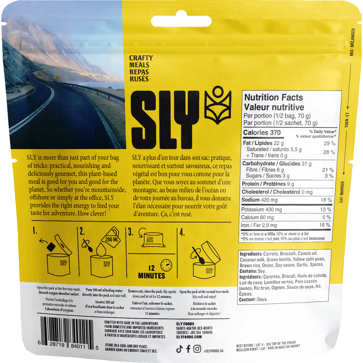 Ragoût indien de Sly Foods