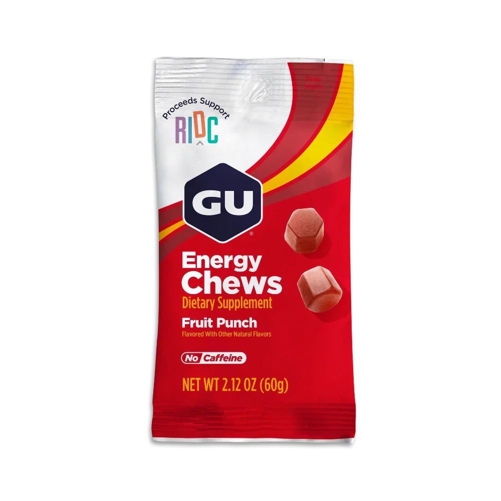 Jujubes Energy Chews Punch aux fruits de GU Energy