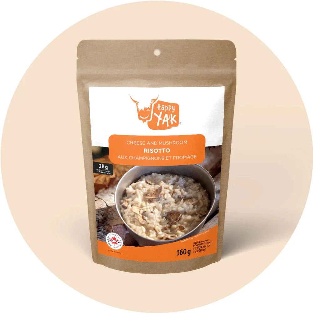Risotto aux champignons et fromage de Happy Yak