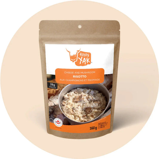Risotto aux champignons et fromage de Happy Yak
