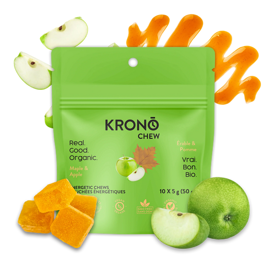 Bouchées énergétiques érable et pomme de Krono Nutrition