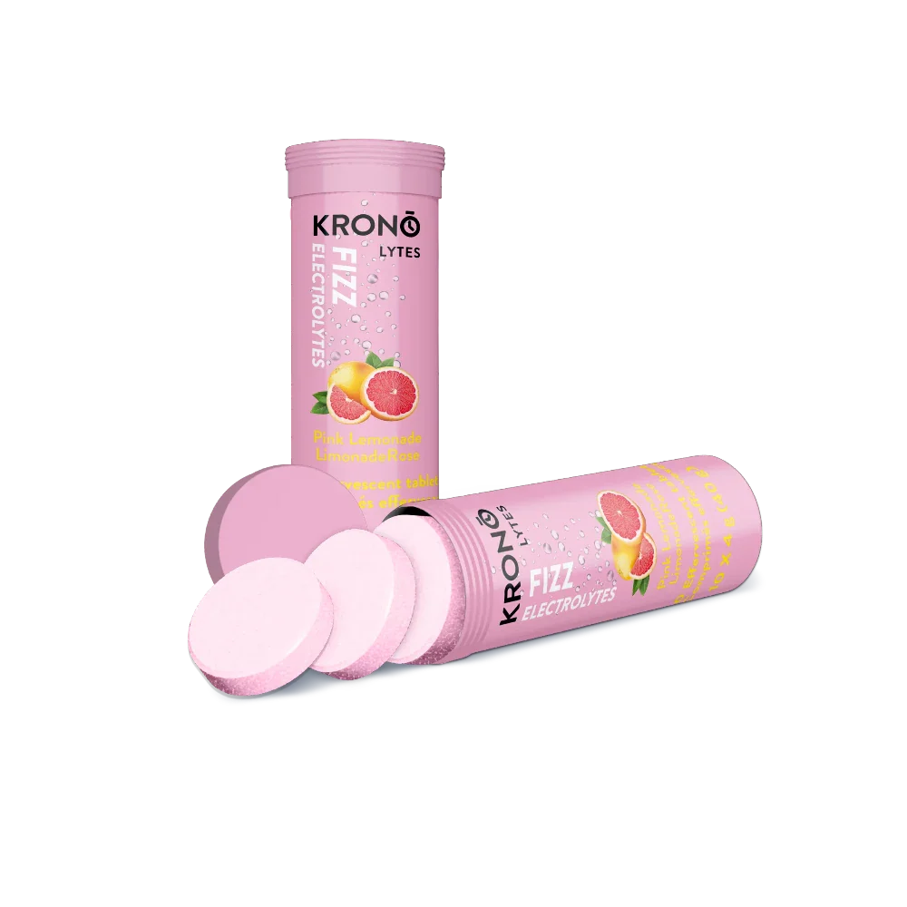 Comprimés effervescents limonade rose de Krono Nutrition