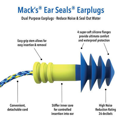 Bouchons d'oreille Mack's Ear Seals