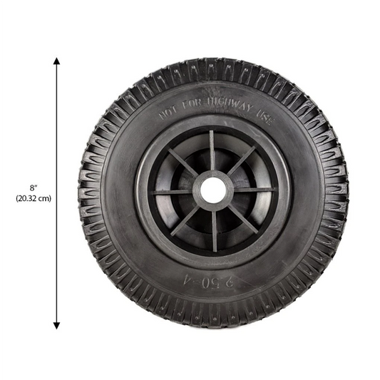 Roue de remplacement 8'' pour chariots CRS