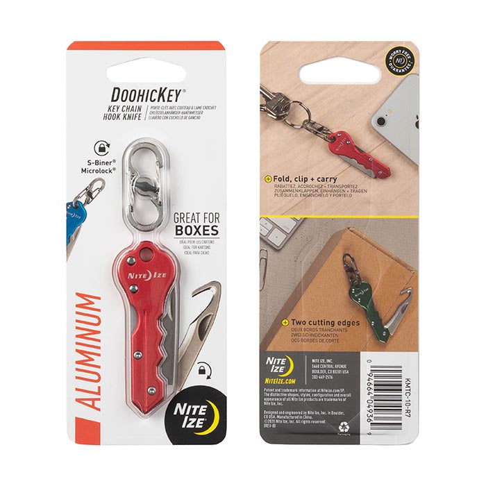 Outil de porte-clés Doohickey Key Chain Hook Knife de Nite Ize