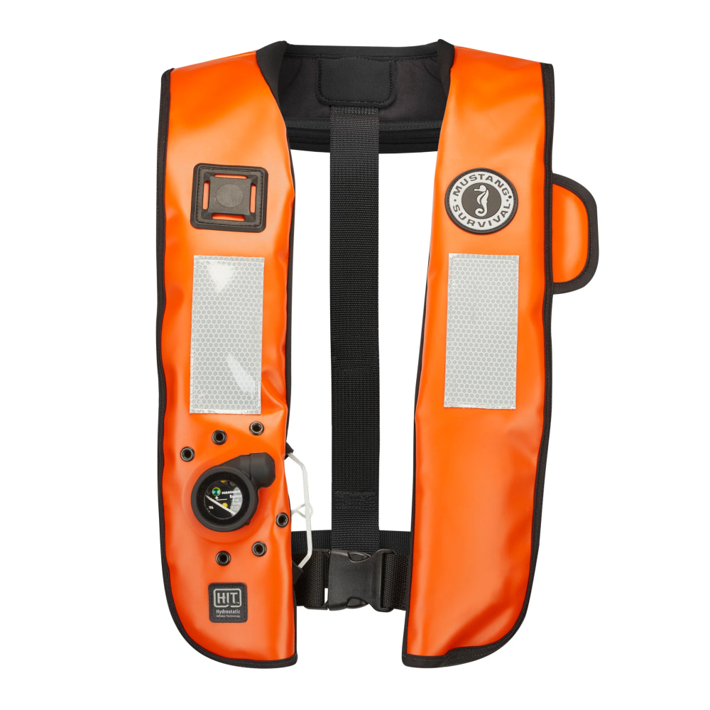 Gilet De Sauvetage Gonflable Auto-gonflant Avec Commande Manuelle – 150N – Rouge, Nylon 300D – Tailles S à XXL – Pour Paddle, Kayak, Pêche