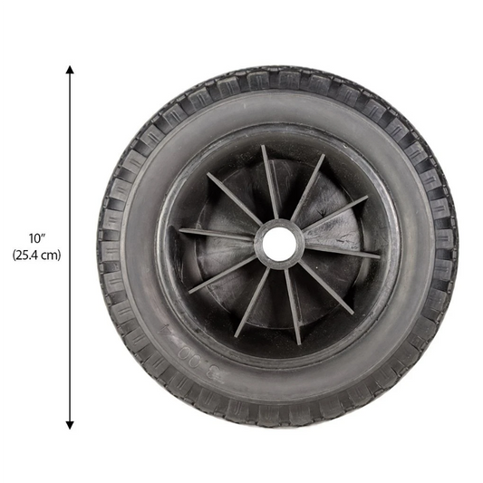 Roue de remplacement 10'' pour chariots de CRS